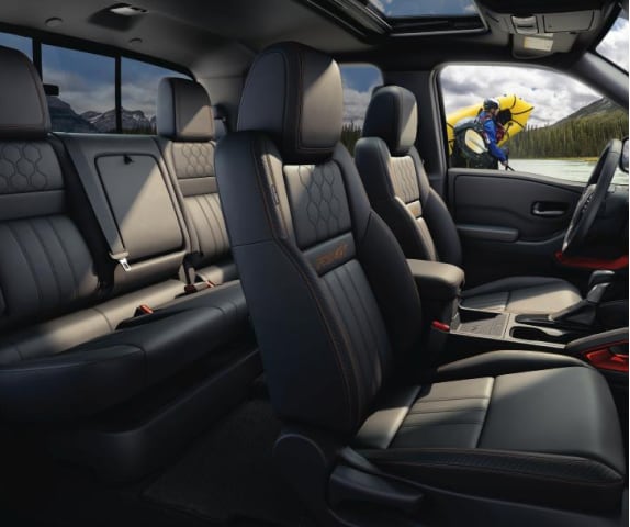 2024 Nissan Frontier crew cab interior