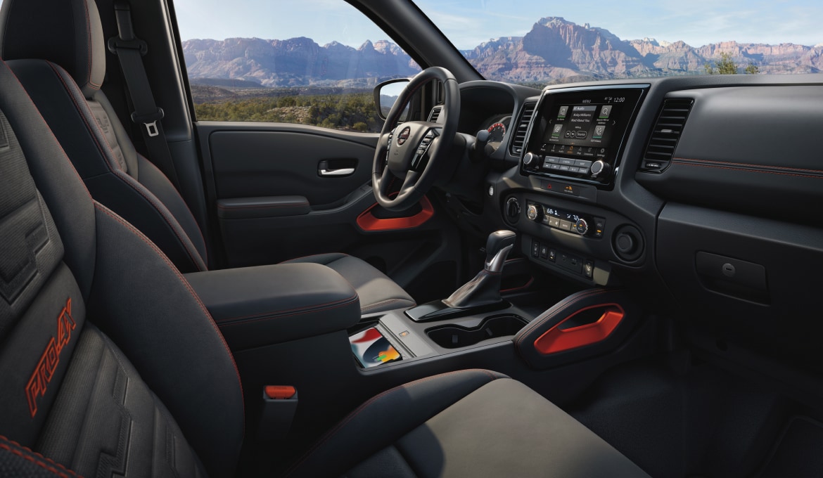 2024 Nissan Frontier front seats