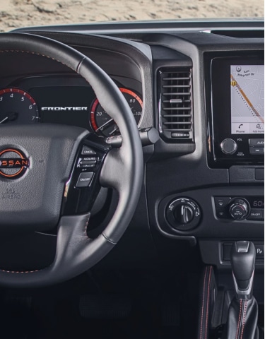 2024 Nissan Frontier pickup truck cockpit