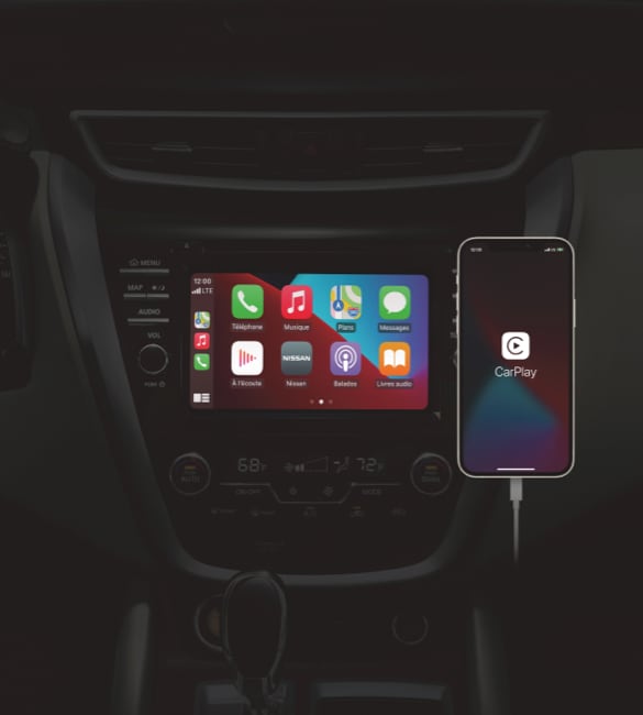 Apple CarPlay available in a Nissan vehicle